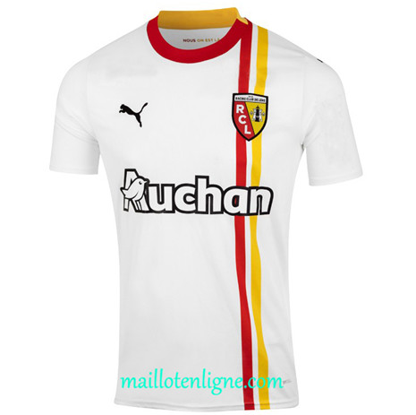 Thai Maillot RC Lens Third Blanc 2023 2024 ML0136