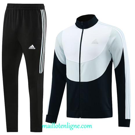 Thai Maillot Ensemble Adidas Veste Survetement 2023 2024 Noir ML0594
