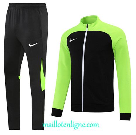 Thai Maillot Ensemble Nike Enfant Veste Survetement 2023 2024 Vert ML0832