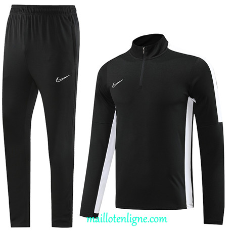 Thai Maillot Ensemble Nike Survetement 2023 2024 Noir ML0423