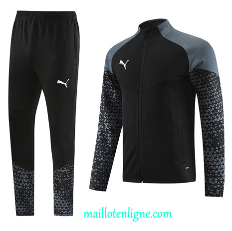 Thai Maillot Ensemble Puma Veste Survetement 2023 2024 Noir ML0641