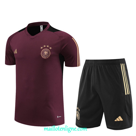 Thai Maillot Ensemble Allemagne + Short Training 2023 2024 Violet ML0860