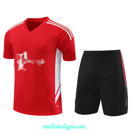 Thai Maillot Ensemble Bayern Munich + Short Training 2023 2024 Rouge ML0950