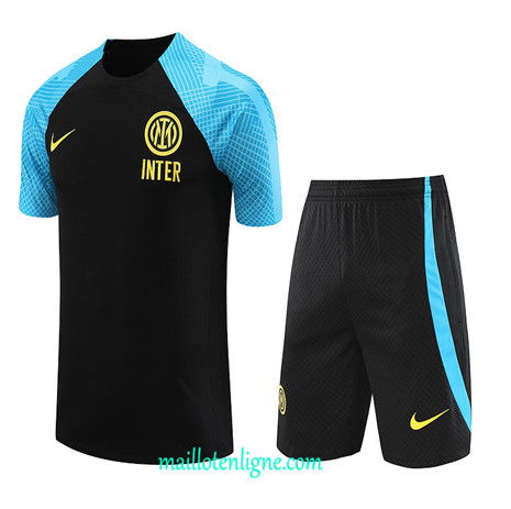 Thai Maillot Ensemble Inter Milan + Short Training 2023 2024 Noir ML1001