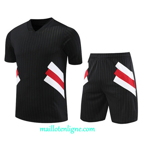 Thai Maillot Ensemble Manchester United + Short Training 2023 2024 Noir ML1048