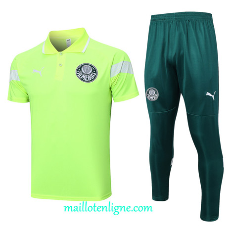 Thai Maillot Ensemble Palmeiras Polo Training 2023 2024 Vert ML1082