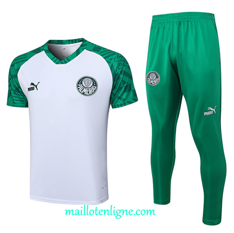 Thai Maillot Ensemble Palmeiras Training 2023 2024 Blanc ML1083