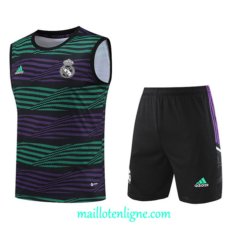 Thai Maillot Ensemble Real Madrid Debardeur Training 2023 2024 Vert ML1158