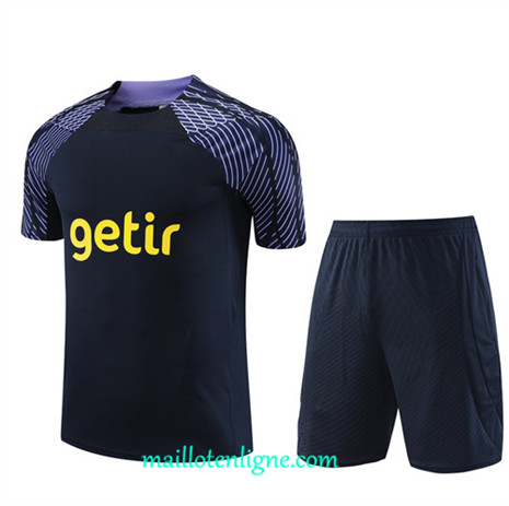 Thai Maillot Ensemble Tottenham Hotspur Enfant + Short Training 2023 2024 Bleu ML1268