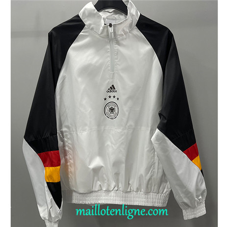 Thai Maillot Allemagne Coupe Vent 2023 2024 Blanc ML1273