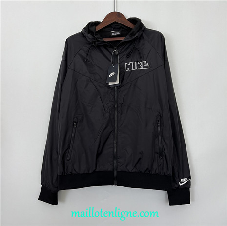 Thai Maillot Nike Coupe Vent 2023 2024 Noir ML1342