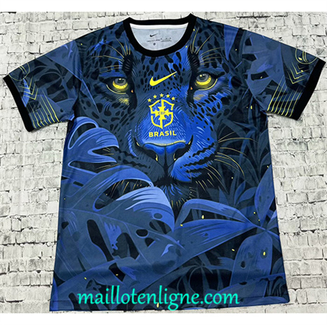 Thai Maillot Bresil Édition spéciale Blue/Noir 2024 2025 ligne 120266