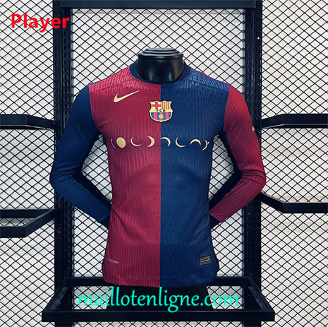 Thai Maillot Player Barcelone Domicile Édition spéciale Manche Longue 2024 2025 ligne 120298