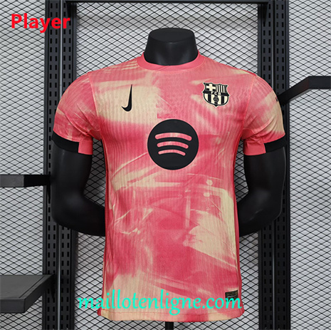 Thai Maillot Player Barcelone Rose 2024 2025 ligne 120299