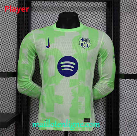 Thai Maillot Player Barcelone Third Manche Longue 2024 2025 ligne 120302
