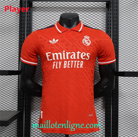 Thai Maillot Player Real Madrid Édition spéciale Rouge 2024 2025 ligne 120308