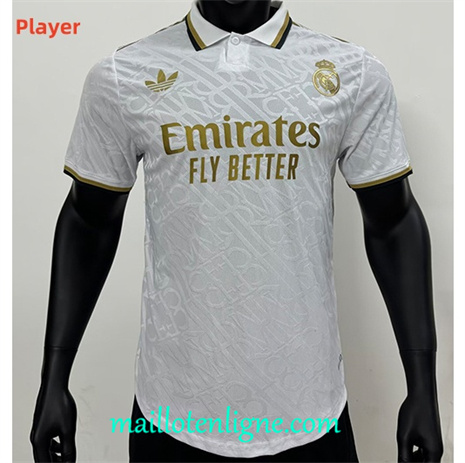 Thai Maillot Player Real Madrid Pre-match Blanc 2024 2025 ligne 120312
