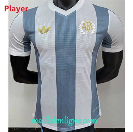 Thai Maillot Player Argentine 50e anniversaire 2024 2025 ligne 120325