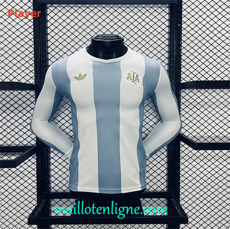 Thai Maillot Player Argentine 50e anniversaire Manche Longue 2024 2025 ligne 120327