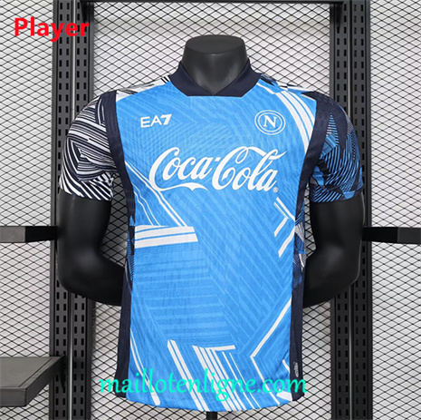 Thai Maillot Player Naples Napoli Lake Training Bleu 2024 2025 ligne 120354