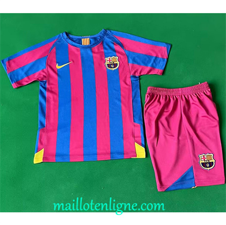 Thai Maillot Retro Barcelone Enfant Domicile League 2005-06 ligne 120413