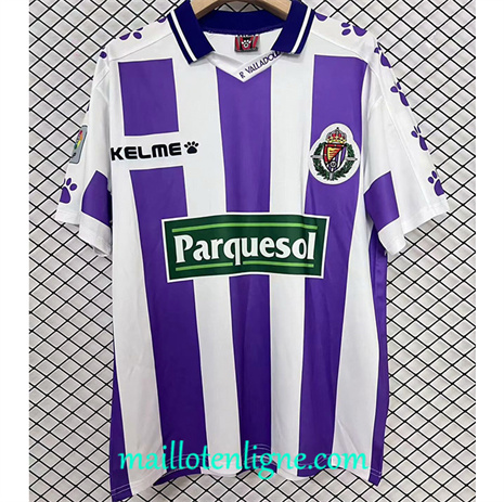 Thai Maillot Retro Real Valladolid Domicile 1995-96 ligne 120426