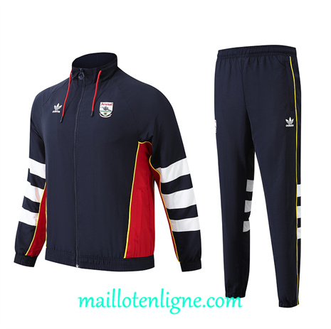 Thai Maillot Ensemble Arsenal Coupe vent Bleu 2024 2025 ligne 120717