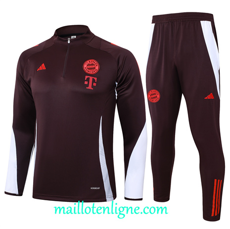 Thai Maillot Ensemble Bayern Munich Enfant Survetement brun 2024 2025 ligne 120779