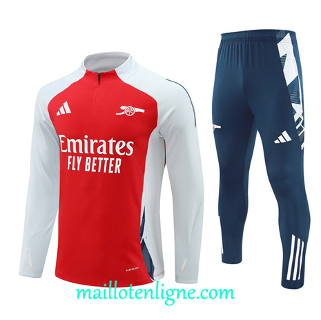 Thai Maillot Ensemble Arsenal Enfant Survetement rouge 2024 2025 ligne 120874
