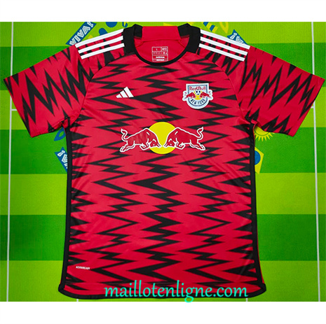 Thai Maillot New York City rouge 2024 2025 ligne 4040