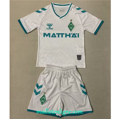 Thai Maillot Werder Brême Enfant Exterieur 2023 2024 ligne 4094