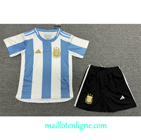 Thai Maillot Argentine Enfant Domicile 2024 2025 ligne 4105