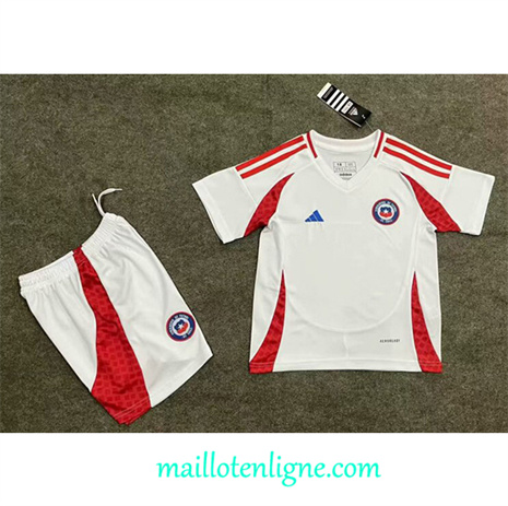 Thai Maillot Chile Enfant Exterieur 2024 2025 ligne 4108