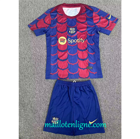 Thai Maillot Barcelone Enfant pre-match Training 2024 2025 ligne 4128