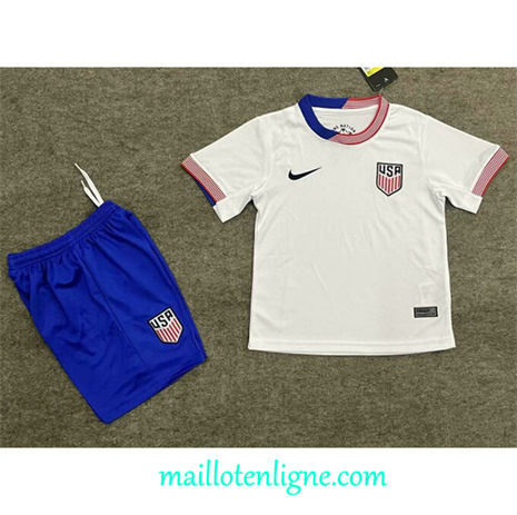 Thai Maillot États-Unis Enfant Domicile 2024 2025 ligne 4134