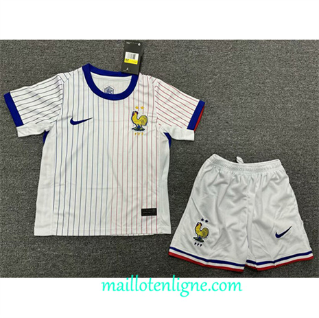 Thai Maillot France Enfant Exterieur 2024 2025 ligne 4136