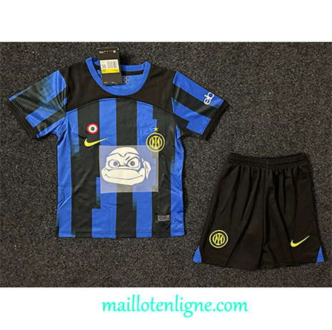 Thai Maillot Inter Milan Enfant Domicile Turtles 2023 2024 ligne 4140