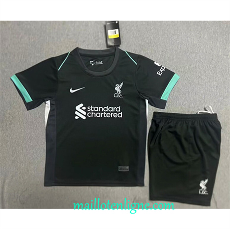 Thai Maillot Liverpool Enfant Noir 2024 2025 ligne 4151