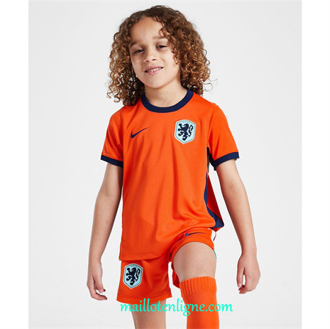 Thai Maillot Pays-Bas Enfant Domicile 2024 2025 ligne 4165