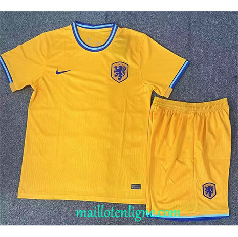 Thai Maillot Pays-Bas Enfant jaune 2024 2025 ligne 4167