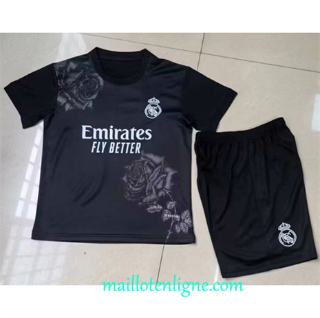 Thai Maillot Real Madrid Enfant Y3 Noir 2024 2025 ligne 4171