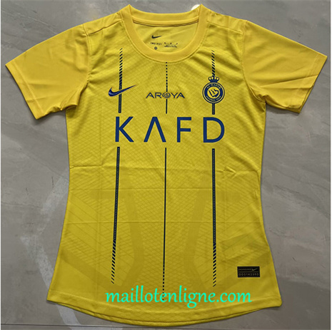 Thai Maillot Al-Nassr Domicile Femme 2023 2024 ligne 4182