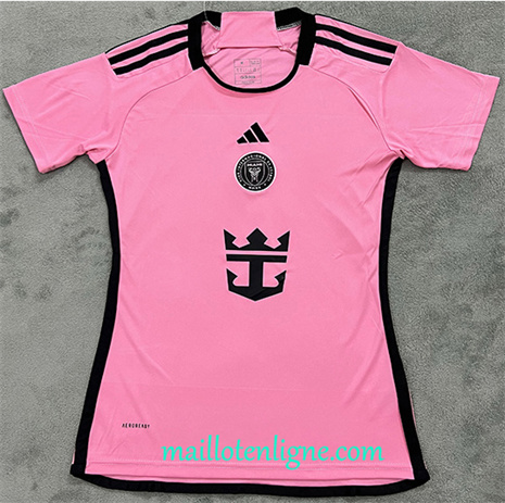 Thai Maillot Inter Miami Femme Domicile 2024 2025 ligne 4184