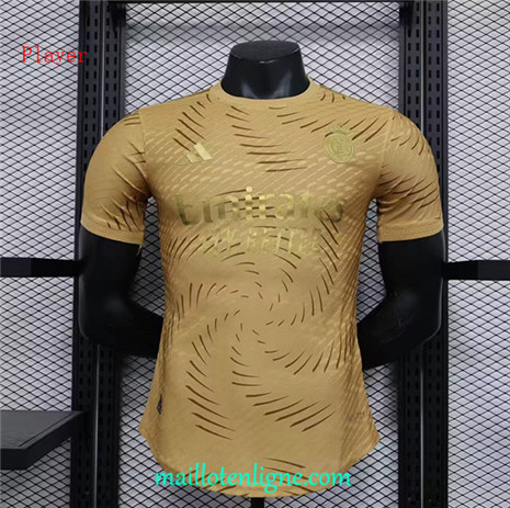 Thai Maillot Player Real Madrid Gold 2023 2024 ligne 4234