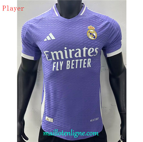 Thai Maillot Player Real Madrid Violet 2023 2024 ligne 4235