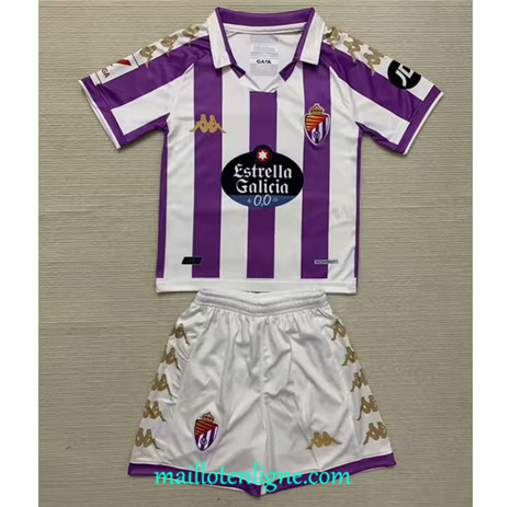 Thai Maillot Real Valladolid Enfant Domicile 2023 2024 ligne 4242