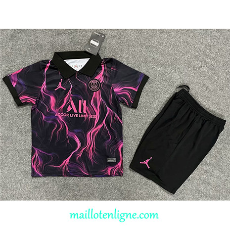 Thai Maillot Paris Saint-Germain Enfant Édition spéciale lapel Furi 2023 2024 ligne 4252