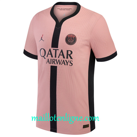 Thai Maillot Paris Saint-Germain Third 2024 2025 ligne 4255