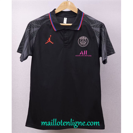 Thai Maillot Paris Saint-Germain Noir 2024 2025 ligne 4257