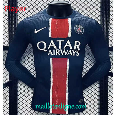 Thai Maillot Player Paris Saint-Germain Domicile Manche Longue 2024 2025 ligne 4259